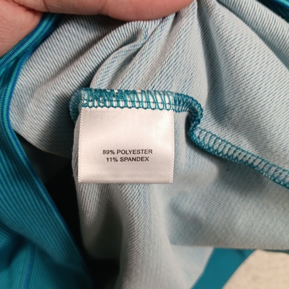 Peter Millar Pullover Mens Medium Blue Crown Sport Performance 1/4 Zip Striped - Picture 3 of 13